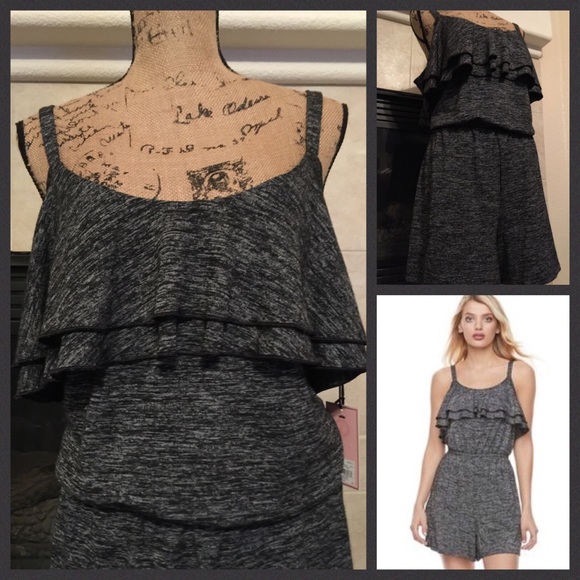 Juicy Couture Pants - Ruffled yoke romper